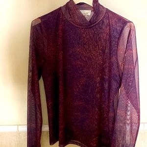 Mock turtleneck- Anthropologie top!